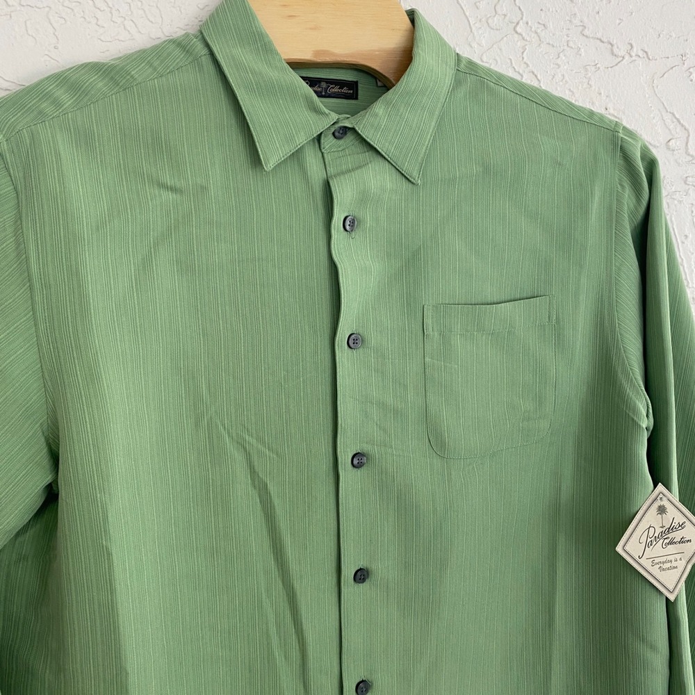 Paradise Collection Mens Tropical Vacation Cruise‎ Button Down Shirt L NWT